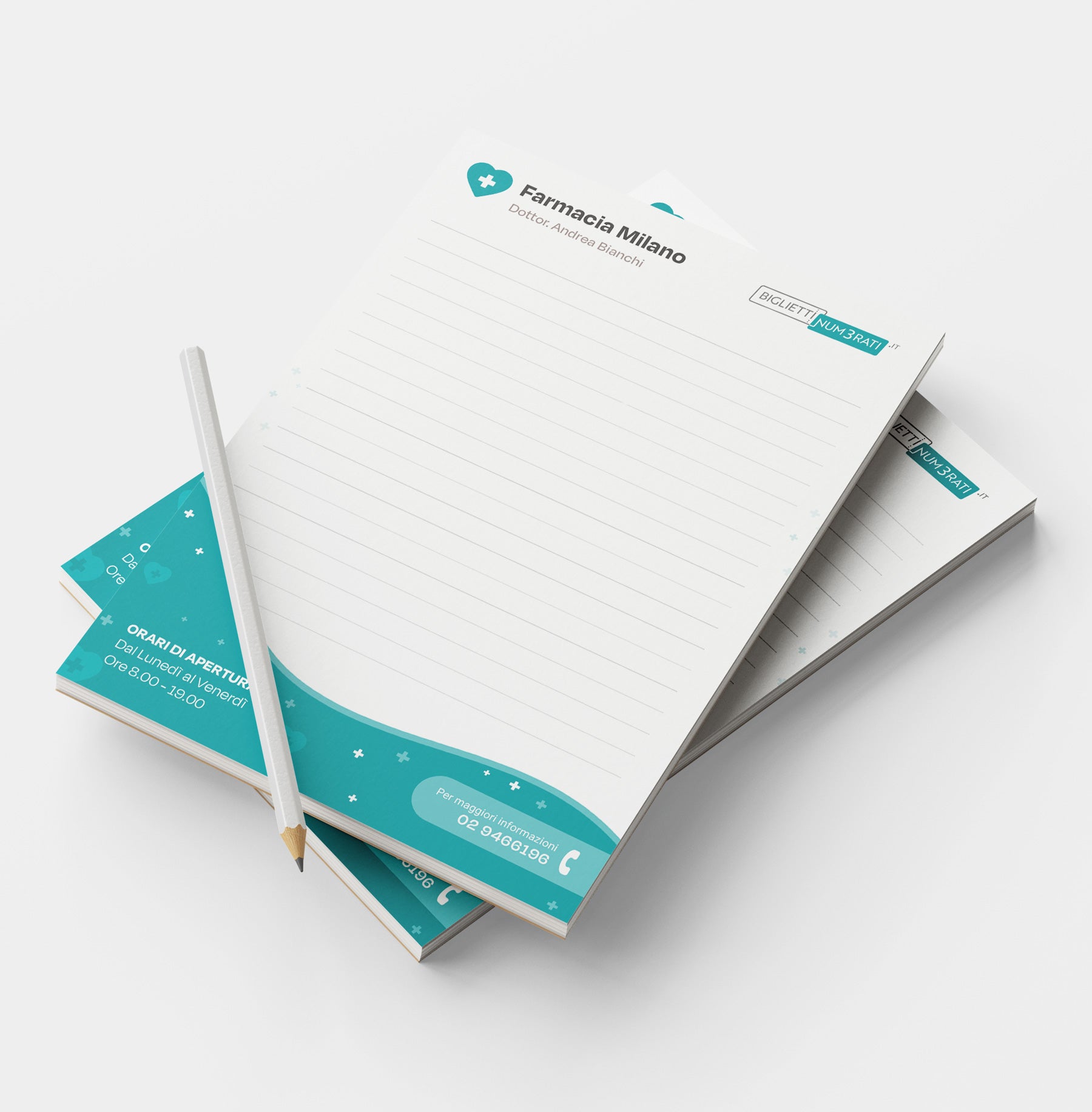 Blocchi ricettari medici personalizzati