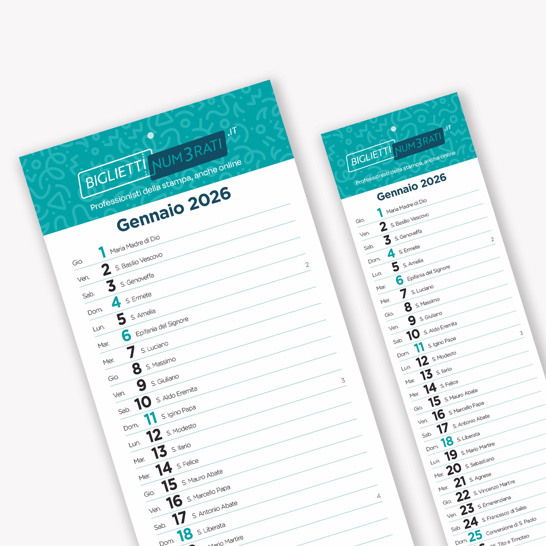 calendario olandese stampa online