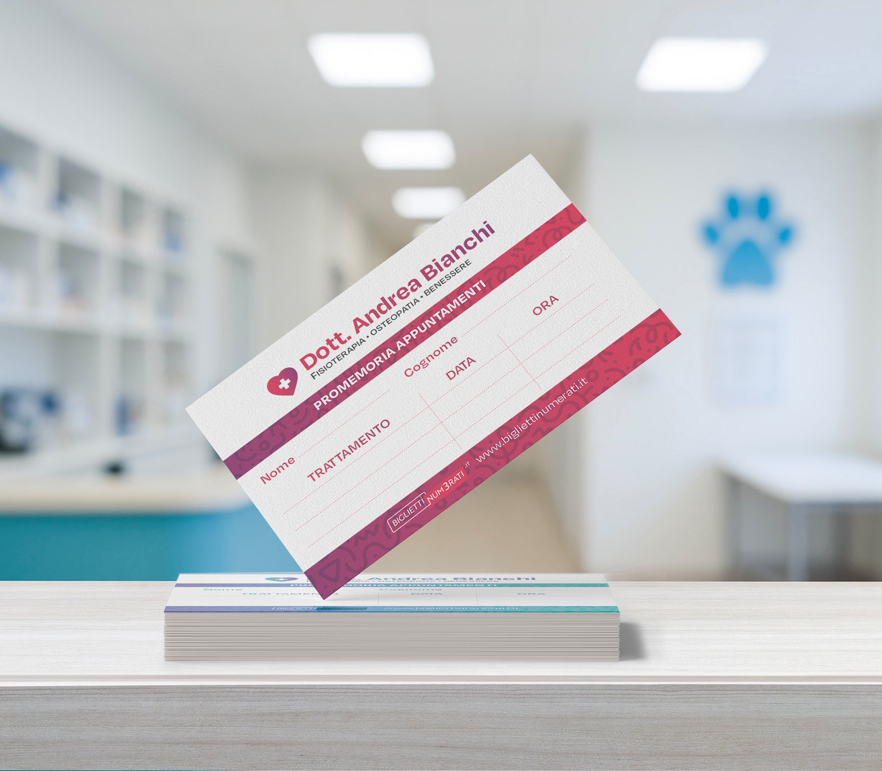 Biglietti per appuntamenti personalizzati