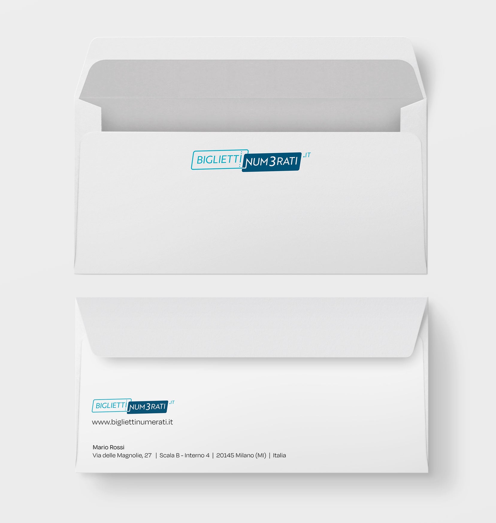 Buste da lettera personalizzate con o senza dato variabile