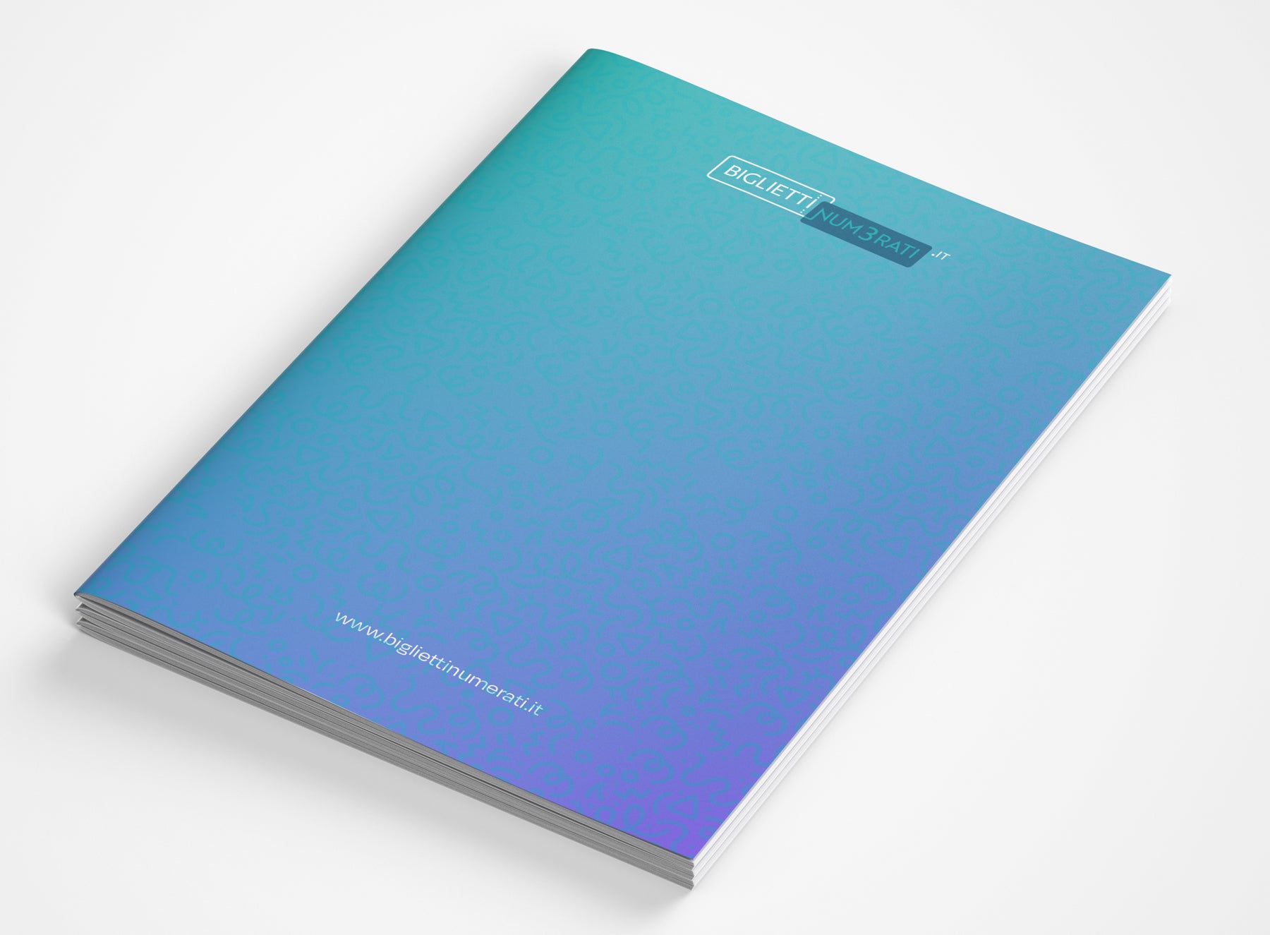 Opuscoli rilegatura con punto metallico, cataloghi e brochure