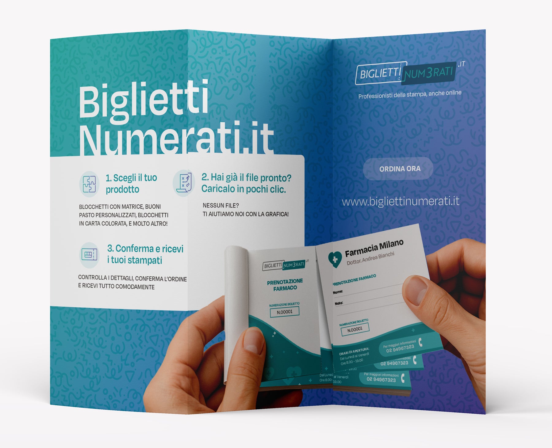 Volantini, pieghevoli e depliant personalizzati