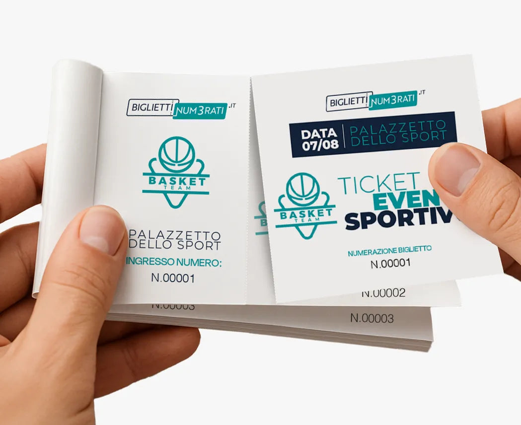 dettaglio perforazione matrice biglietto