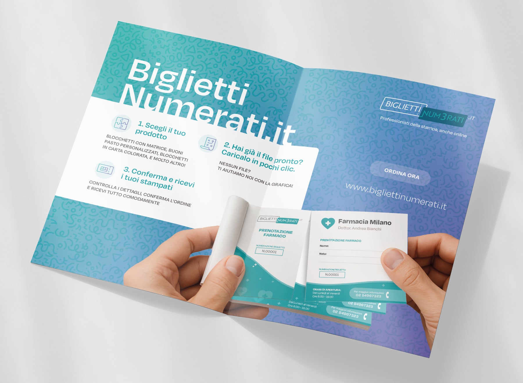 Volantini, pieghevoli e depliant personalizzati