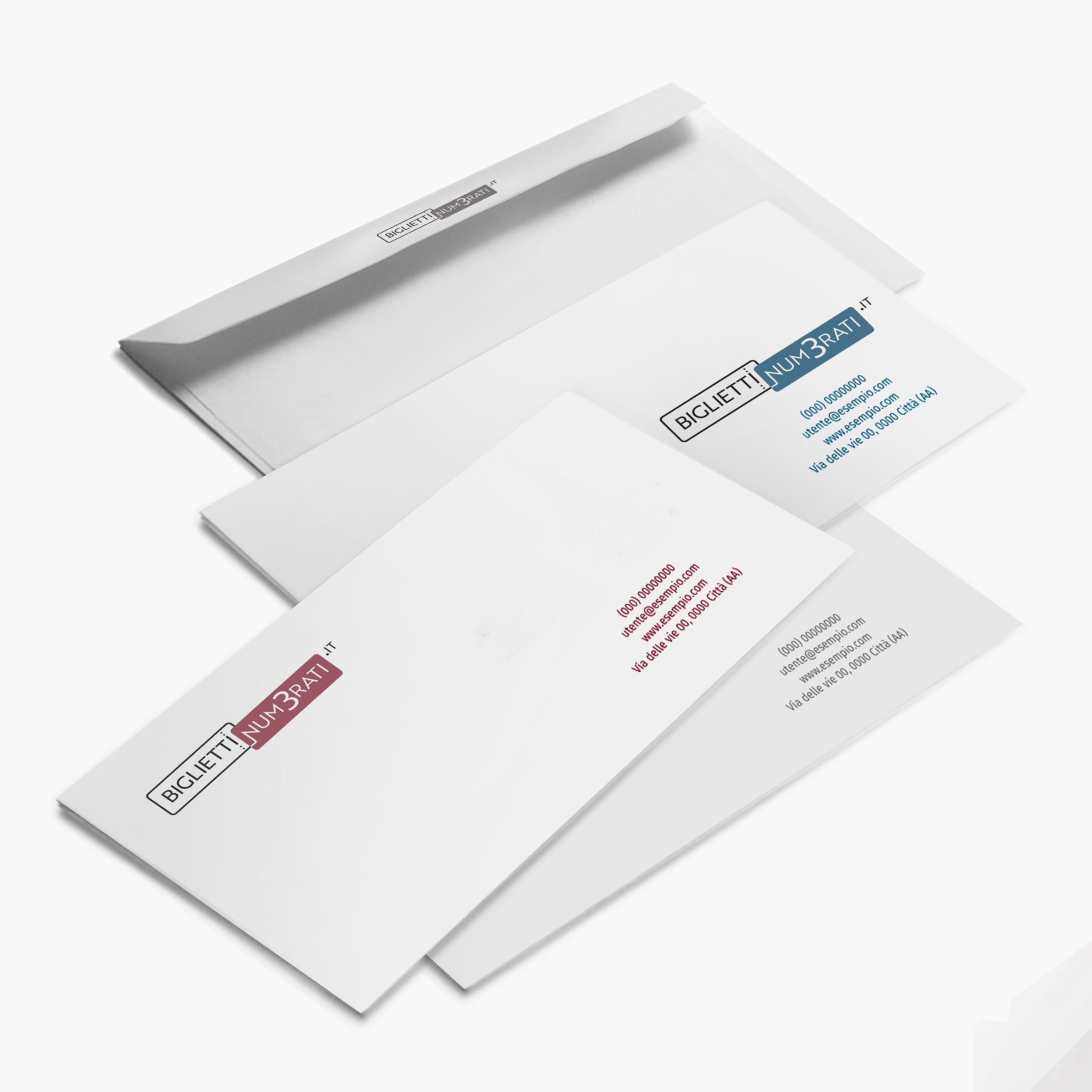 Buste da lettera personalizzate con o senza dato variabile