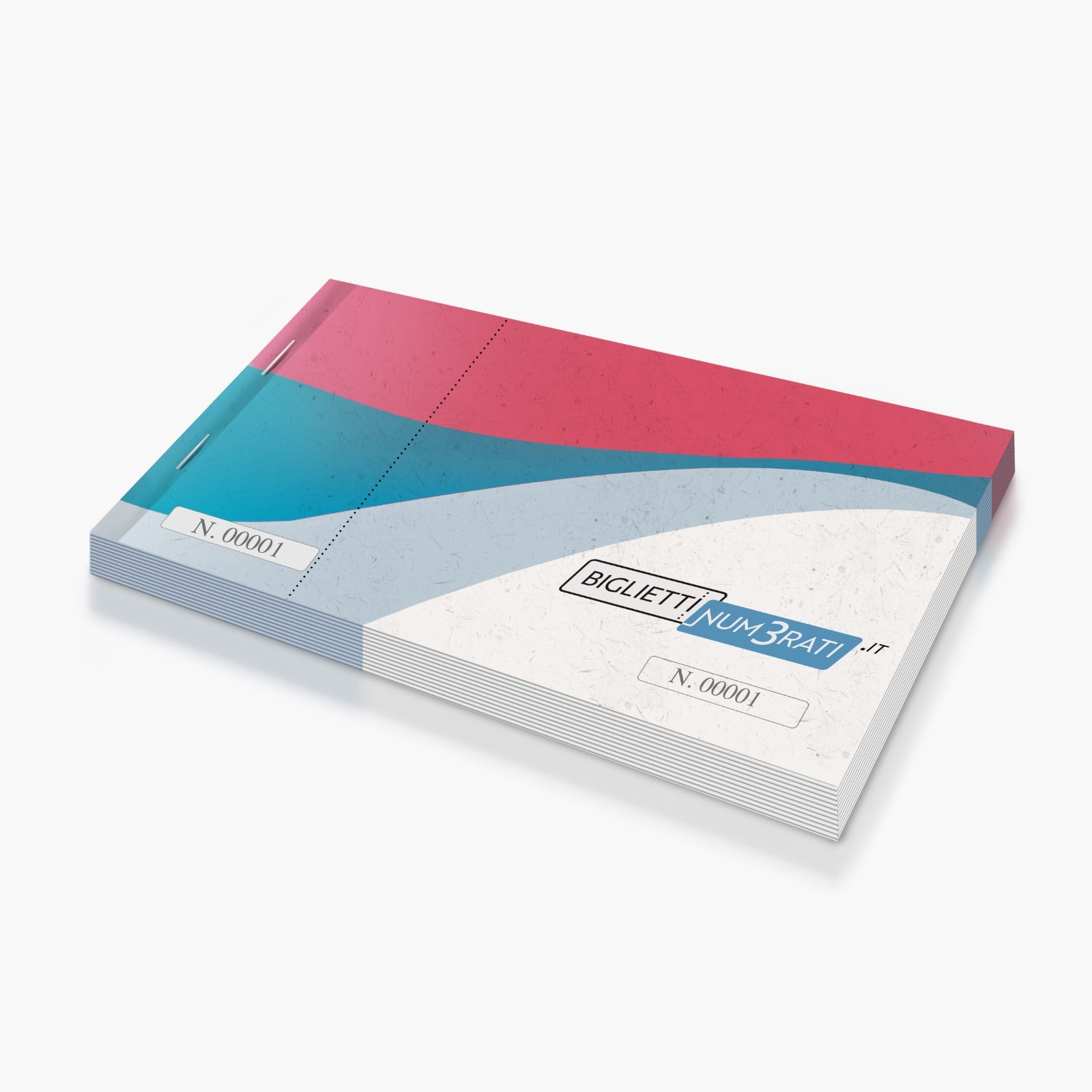 Biglietti lotteria personalizzati con matrice staccabile e numerazione