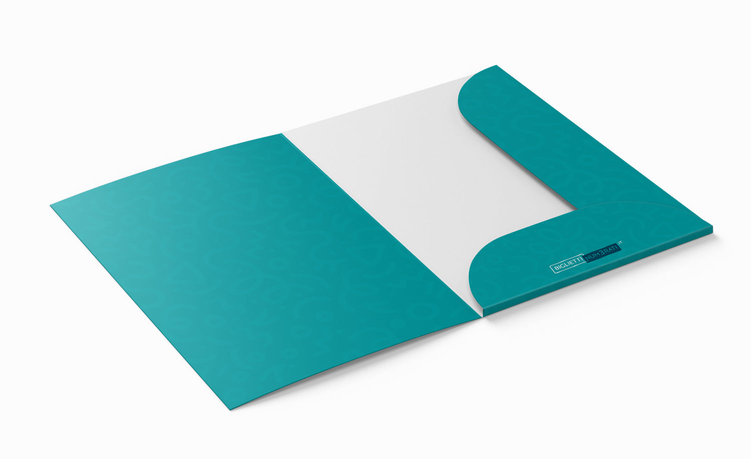 Cartelline con tasca a incastro disponibili in più formati personalizzabili